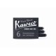 thumbnail image 1 of Tinta para Pluma Fuente Kaweco Negro Perla Paquete de 6 Cartuchos de 1 ml, 1 of 4
