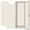 Color 1, variant on Geometric 2 Pcs School Locker Magnetic Wallpaper 12" x 36" Pink White Zigzag Brushstroke Reusable Removable Locker Accessories Back to School Supplies
