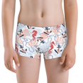 thumbnail image 5 of Yiaed Sea Horse And Corals Print Boys' Boxer Briefs Cotton Casual Stretch Comfort Boys Boxers - Kids Boxer Briefs Underwear for Boys (6-18)-Large, 5 of 5