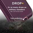 thumbnail image 3 of Entronix Heavy Duty Case Compatible with iPhone 14 Pro, Shockproof Hard Cover, Purple, 3 of 8