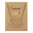 thumbnail image 1 of Fiudx Conjunto de Tres Collares con La Letra "Doce" En Inglés Antiguo., 1 of 2