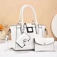 thumbnail image 5 of Bolsos de mano y carteras de cuero brillante para mujer, bolsos de mano cruzados de lujo, conjunto de 3 piezas, bolso de mano para mujer, bolso de hombro, 5 of 5