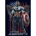 thumbnail image 2 of Men's Marvel The Falcon and the Winter Soldier Captain America Ready  Graphic Tee Navy Blue Small, 2 of 5