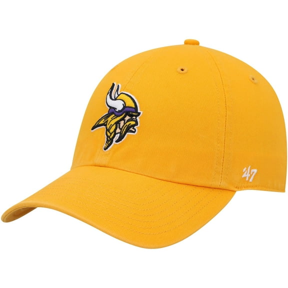 Men's '47 Gold Minnesota Vikings Clean Up Alternate Adjustable Hat