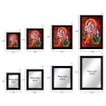 thumbnail image 4 of IBA Indianbeautifulart Radha Krishna Picture Frame Religious Poster Black Wall Frame Deity Photo Frame Wall Decor&nbsp;For Home/ Office/ Temple-10 x 12 Inches, 4 of 7