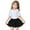Black, variant on OSOLU Girls Mini Pleated Skirt Skort For Toddler Girls Summer Ruffle Tutu Skirt With Shorts Underneath Baby Birthday Dailywear, 12-14 Years