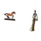 thumbnail image 5 of Escultura, Figura Decorativa, Adorno Coleccionable, Estatua De Caballo Para Decoración De Escritorio, Estantería, Mueble De Sala De Estar, Estatua De Mujer Tribal Africana, Figura De Mujer, 5 of 8