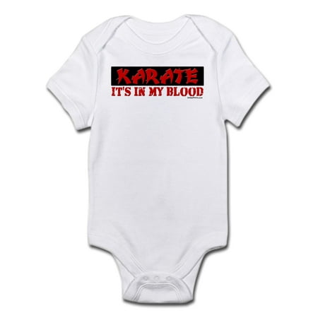 

CafePress - KARATE (IT s IN MY BLOOD) Infant Bodysuit - Baby Light Bodysuit