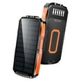 thumbnail image 1 of 25000mAh Solar Power Bank with Fast Charging Portable Charger High Capacity External Battery Pack for Phones Tablets and More Universal Compatibility Polymer Lithium Battery, 1 of 5