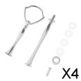 thumbnail image 1 of Varilla de hardware de montaje de manija de estante de soporte de nivel 4x2 4 piezas, 1 of 10