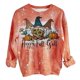thumbnail image 1 of Mujeres Tops Tie-dye Casual Manga larga Halloween Sudadera Pullover Camisas Blusa Pompotops gfhjh4036, 1 of 3