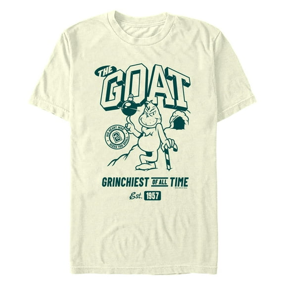 Men's Dr. Seuss The Goat Grinchiest of All Time Graphic T-Shirt