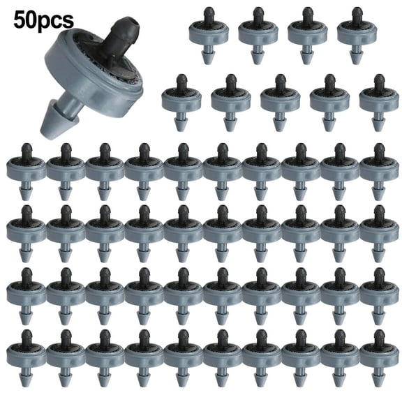 50PC Garden Drip Irrigation Emitters - Consistent Flow & Easy Setup!