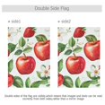 thumbnail image 4 of Yayeee Garden Flag 12" x 18" Double Sided Outdoor Yard Lawn Holiday Decorations, Apple Pattern, 4 of 6