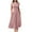 Pink, variant on Mgmyaa Women's Short Sleeve Maxi Dresses Off the Shoulder Casual Elastic Empire Waist Long Dress with Pockets