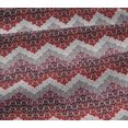 thumbnail image 4 of oneOone Cotton Jersey Maroon Fabric Turtle Block Sewing Craft Projects Fabric Prints By Yard 58 Inch Wide, 4 of 4