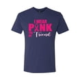 thumbnail image 2 of I Wear Pink for My Friends Survivor Awareness Mens Premium Tri Blend T-Shirt, Vintage Navy, Small, 2 of 3