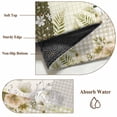 thumbnail image 6 of Area Rug for Living Room, Spring Floral Non-Slip Indoor Large Carpet for Bedroom/Dining Room, Yellow Flowers Botanical Patchwork Grid Bohemia Washable Low-Profile Floor Runner Rugs - 5 x 7 Ft, 6 of 8