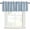Blue, White, variant on Valances for Windows, Boho Sage Green Light Filtering Window Treatment Valances for Living Room/Bedroom/Bathroom Windows, Minimalist Farmhouse Striped 42"x 12" Rod Pocket Kitchen Curtains