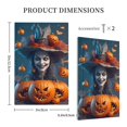 thumbnail image 3 of Haiem Modern Style Pumpkin Witch Pattern Decorative Wall Plates, 1-Gang 5.0" x3.0", Unbreakable Thermoplastic Faceplate Cover for Decorator Receptacle Outlet & Switch-Style V, 3 of 6