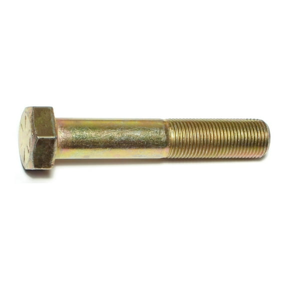5/8"-18 x 3-1/2" Zinc Plated Grade 8 Steel Fine Thread Hex Cap Screws HCS8-407