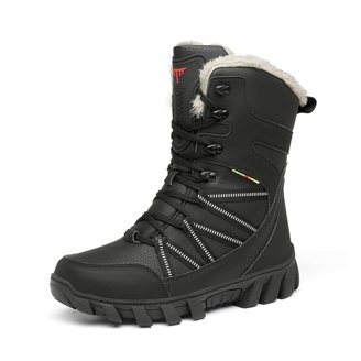 Men\'s Fashion snow boots size US 10 Amazon.com | WCXTY Mens Snow Boots Waterproof Insulated  main image 2