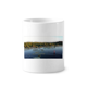 thumbnail image 1 of Laguna pacífica Cepillo de dientes titular de la pluma Mug de ceramica blanca taza 350ml, 1 of 2