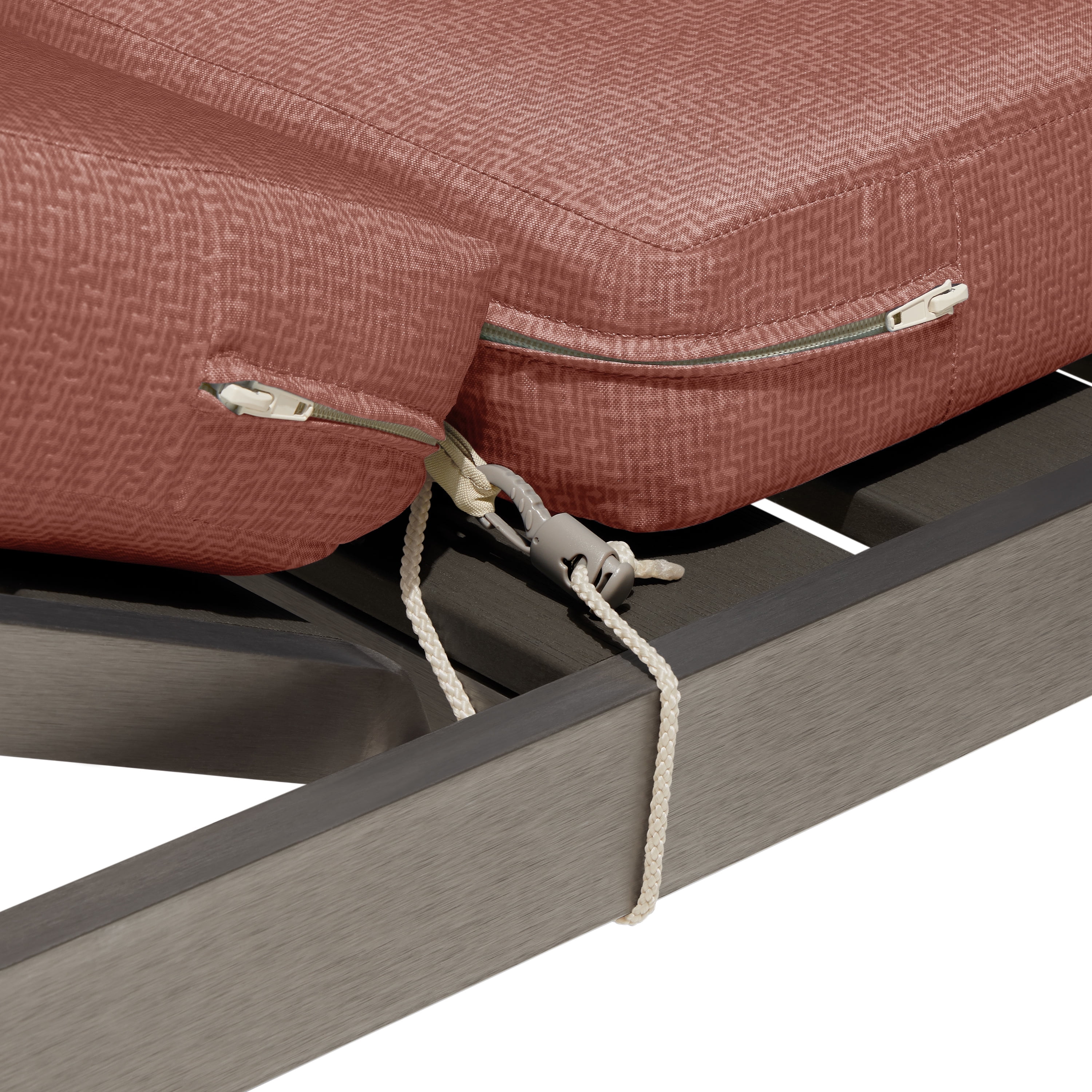 DUCKCOVERS® Weekend All-Weather Outdoor Chaise Cushion
