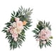 thumbnail image 4 of 2 piezas de guirnalda floral artificial para decoración de fondo, guirnalda de flores artificiales para boda rosa y naranja, 4 of 9