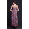 thumbnail image 3 of Bimba Floral Printed Adjustable Spaghetti Strap Long Maxi Dress Summer Beachwear-XX-Large, 3 of 6