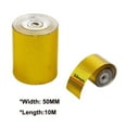thumbnail image 5 of 2"x33' Roll Self Adhesive Reflective Gold High Temperature Heat Shield Wrap Tape, 5 of 11