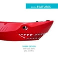 thumbnail image 2 of Lifetime Youth Shark 6 ft. Kayak, Fire Red (91292), 2 of 13
