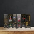 thumbnail image 4 of Bamboohart Chinese Style Folding Screen Wooden Panel Screen Mini Room Divider for Desktop, 4 of 10