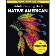 Native American Adult Coloring Book, (Paperback)