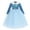 Blue, variant on IBTOM CASTLE Little Big Girls Elsa and Anna Princess Clothes Snow Queen Long Sleeve Sequins Snowflake Velvet Tulle Dress Birthday Halloween Christmas Carnival Cosplay Party Pageant Prom Ball Gown