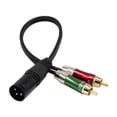 thumbnail image 2 of Mezclador de Amplificador Decodificador de sonido perfecl RCA a XLR Negro 30cm, 2 of 6