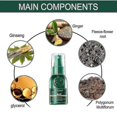 thumbnail image 5 of 3pcs Hair Growth Dense Spray Regrowth Essence Herbal Ginger Anti-loss Treatment Serum, 5 of 5