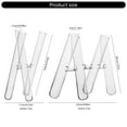 thumbnail image 3 of Modern 3/4 Glass Tube Flower Vases Plant Terrarium for Florals Displays Living Room or Dining Area Desk Decors, 3 of 8