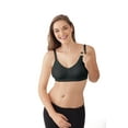 thumbnail image 3 of Medela Maternity & Nursing Comfort Bra - Black, Large, 3 of 5