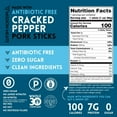 thumbnail image 5 of Mission Meats Cracked Pepper Pork Meat Sticks – Healthy Snacks for Kids & Adults, Sugar Free, AIP Friendly, Paleo, Whole 30, 1oz (Pack of 12), 5 of 8