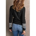 thumbnail image 3 of FOLUNSI Essential Striped Sweater - Versatile & Comfortable for Any Lady!, 3 of 8