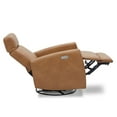 thumbnail image 6 of CHITA Power Glider Rocker Recliner with USB, Nursery Chair for Living Room, Faux Leather in Cognac Brown, 6 of 13