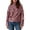 #01-Blue, variant on Womens Striped Zip Up Sweaters Mock Neck 2026 Fall Trendy Casual Long Sleeve Loose Fit Knit Cardigan Tops