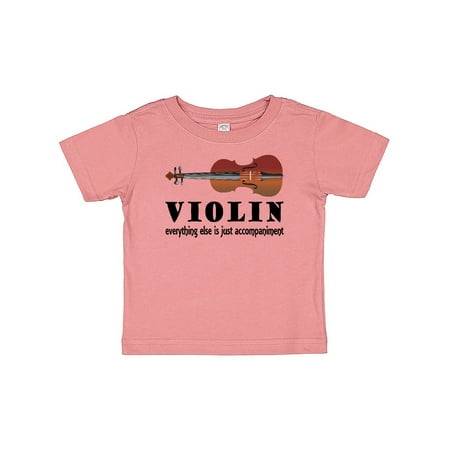 

Inktastic Violin Humor Music Gift Baby Boy or Baby Girl T-Shirt