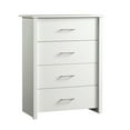 thumbnail image 4 of Mainstays Hillside 4-Drawer Dresser, White Finish, 4 of 16