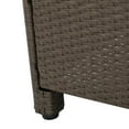 thumbnail image 6 of GDF Studio Raleigh Outdoor 5 Piece L-Shape Wicker Sectional W/ Cushions, Gray, 6 of 16