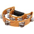 thumbnail image 1 of Pandereta de mano, sonajero con doble fila, 20 pares, pandereta de Metal Jingles para adultos, juegos para niños, fiesta, 1 of 5
