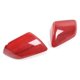 thumbnail image 5 of Decoración de cubierta de espejo retrovisor para 2015 2016 2017 2018 2019, grano de fibra roja, 5 of 5