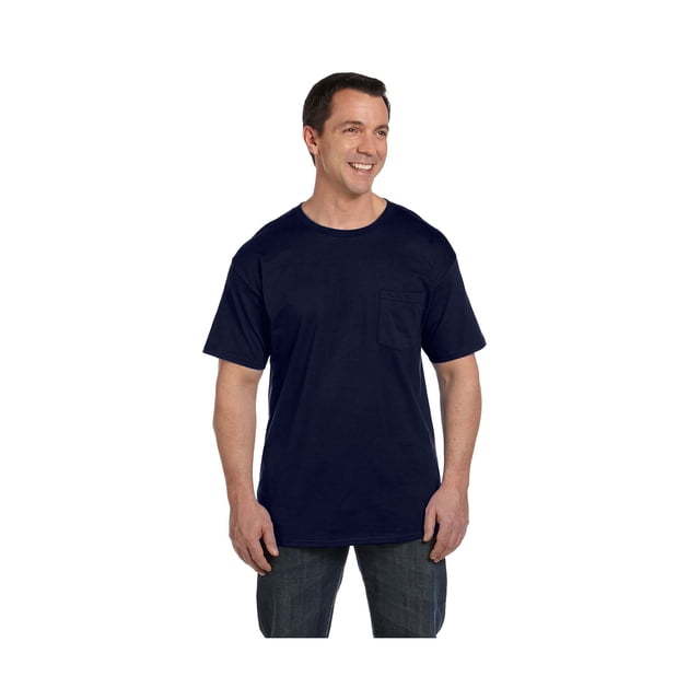 Hanes - T-Shirt à Poche Beefy-T