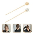 thumbnail image 4 of 2 Pcs Épingle à Cheveux Simple Baguette Boule en Résine Accessoire Cheveux Fille, 4 of 4